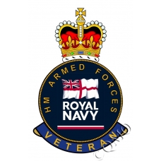 Royal Navy HM Armed Forces Veterans Sticker